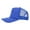 Blue2, variant on Hats Outdoor Solid Color Light Plate Embroidery For Men And Women Sunscreen Truck Driver Net Hat