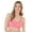 Dark Pink, variant on 5006715 Satin Trim Wireless Cotton Bra with Unlined Cups