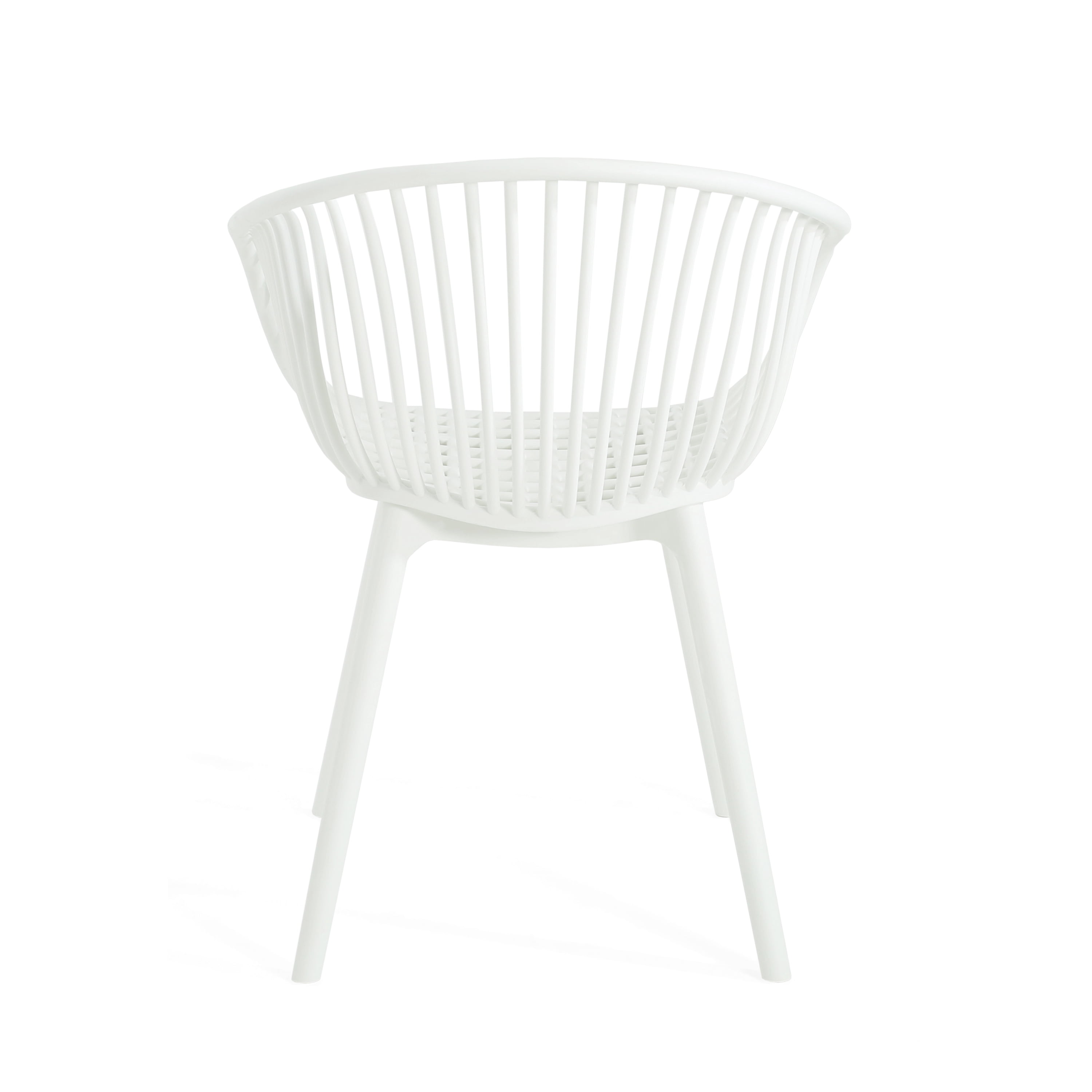 Outdoor Dining Chairs Set of 2 – Coastal Style Patio Chairs with Comfortable Seating for Backyard, Deck, Porch