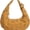 Yellow, variant on Women's Vintage Leather Shoulder Bags Y2k Studded Crescent Crossbody Purse Punk Underarm Hobo Bags