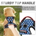 thumbnail image 5 of BARKBAY No Pull Dog Harness Front Clip Heavy Duty Reflective Easy Control Handle for Large Dog Walking(Star,M), 5 of 11