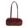 thumbnail image 1 of Bolso Mano Con Lazo para Mujer Hombro PU Color Sólido Hobo Elegante Gran Capacidad, 1 of 9