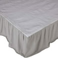 thumbnail image 5 of VHC Brands Burlap Dove Grey Ruffled King Bed Skirt 78x80x16, 5 of 5