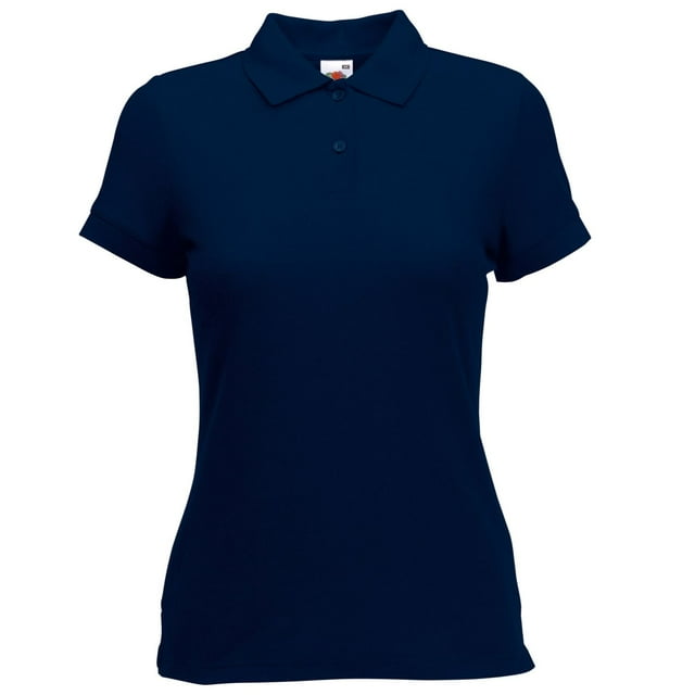Fruit Of The Loom Womens Lady Fit Short-Sleeved Polo Shirt