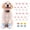 L, variant on Disposable Dog Booties for Dog Cats,40Pcs Pet Booties Waterproof and Breathable with Adjustable Bandage,Dog Paw Protectors Prevent Licking,Paw Socks Protector for Small Medium Large Dogs