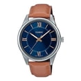thumbnail image 1 of Casio Blue Dial Stainless Steel Analog Quartz MTP-V005L-2B5 MTPV005L-2 Men's Watch, 1 of 5