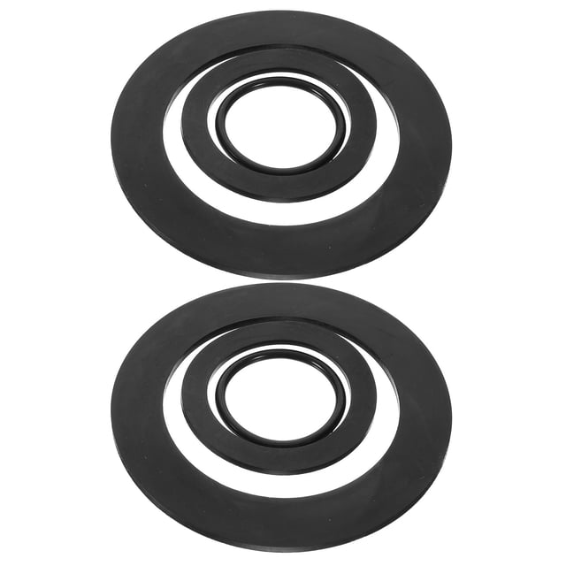 OULII Ensemble de 6 Pcs de Rondelles en Caoutchouc Rondelles Plates pour Isolation Électrique et Entretien