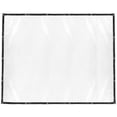 thumbnail image 1 of Clear Pvc Tarp With Grommets Heavy Duty Transparent Tarpaulin Waterproof Cover, 1 of 4