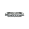 thumbnail image 2 of TriJewels 0.75 ctw Round Lab Grown Diamond (2.00 mm) Eternity Band in 10K White Gold, 2 of 6