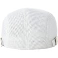thumbnail image 4 of Sombrero de verano de malla transpirable para hombre, boina ajustable Newsboy Ivy, gorra plana Adepaton CZYD-ST42-6, 4 of 5