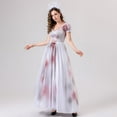 thumbnail image 2 of Women Halloween Woman Bride A Line Maxi Dress Halloween Party Sleeveless Fancy Flowy Long Dress, 2 of 8