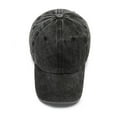 thumbnail image 4 of RYDCOT Vintage Cotton Washed Baseball Caps Unstructured Low Profile Adjustable Distressed Dad Hat for Men Women Black, 4 of 8