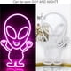 thumbnail image 2 of Moyic Neon Light Alien Shape Durable Power Hanging Transparent Lighting Gift Game Cord Bar Saving Accessory Lamp Energy Kits de decoración para fiestas Numero 3, 2 of 6