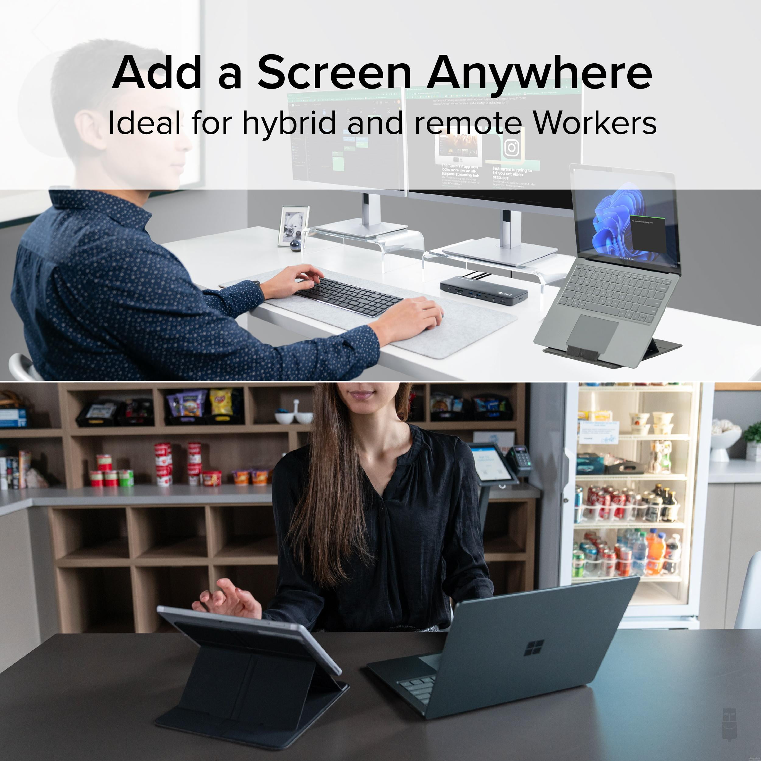 Plugable Drawing Tablet Stand Folio, Portable Foldable Laptop Stand with 4 Adjustable Angles, iPad Holder Stand for Laptop and Tablets Up to 16", iPad Air, iPad Pro, MacBook Pro, Windows (PT-STANDX)