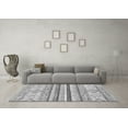 thumbnail image 3 of Ahgly Company Indoor Rectangle Abstract Gray Modern Area Rugs, 7' x 9', 3 of 4