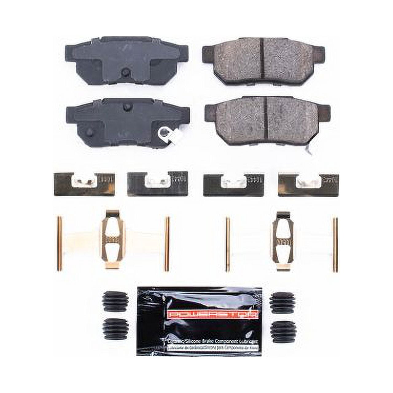 Power Stop Rear Z23 Evolution Carbon-Fiber Ceramic Brake Pads Z23-374