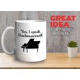 thumbnail image 2 of Musician Mug White 11oz - Yes I Speak - Piano Player Pianist Artist Musician Music Lover, 2 of 7