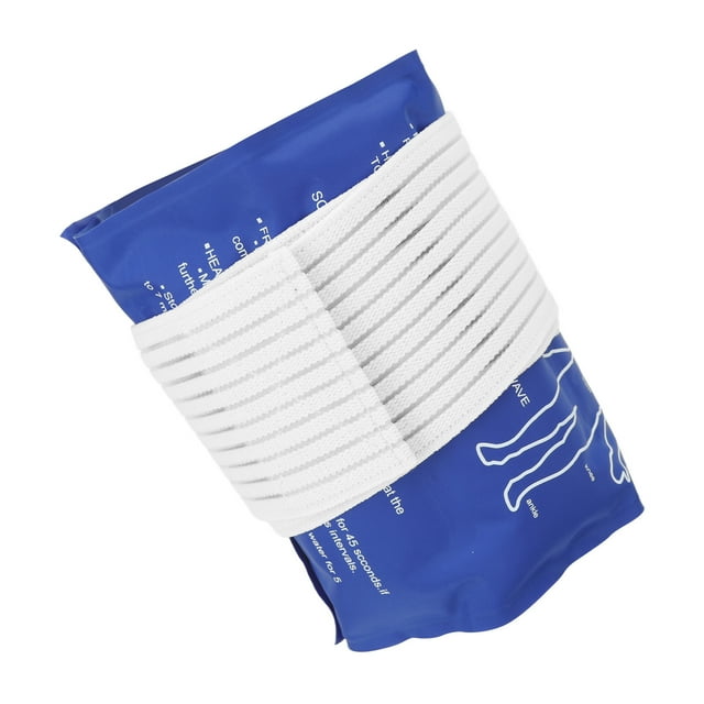 Gel Ice Pack, Dual Use Emergency Cooling Hot Cold Ice Packs Pain Relief Multi Purpose for Injuries Blue