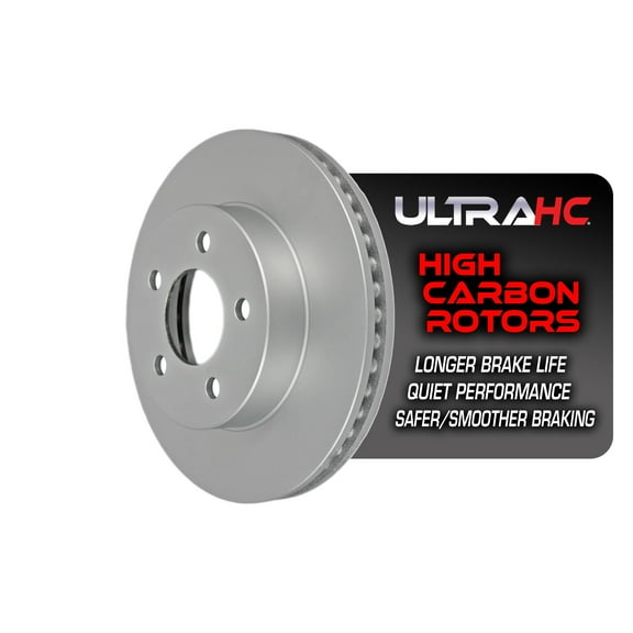 UltraHC Coated High Carbon Brake Rotor, Front UR000760, Jeep Liberty 2007-2002