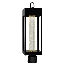 CWI Lighting Rochester LED Integrated Black Metal Outdoor Lantern Head