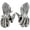 Silver Armored Artisan, variant on Armory Replicas Medieval Gauntlets Collection for Knights and Enthusiasts - Armored, Milanese, Crusader Hourglass & More
