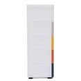 thumbnail image 6 of Wuzstar 5-Tier Plastic Storage Dresser Cabinet,Stackable Vertical Clothes Storage Tower 45*30*84cm (Colorful), 6 of 10