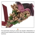 thumbnail image 4 of 4uds Novio Ojetes Lirio Ojetes Alfileres para Hombres Boda Ceremonia Aniversario Formal Cena Fiesta Vino Rojo, 4 of 5