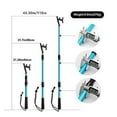 thumbnail image 3 of SAN LIKE Boat Hook Telescopic Boat Hook Extendable Push Pole for Docking Aluminum &Lightweight with Floating Hand Grips for Docking Extend to 43.30inch, 3 of 9