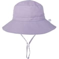 thumbnail image 4 of LinYooLi Wide Brim Bucket Hat for Kids Spring Summer Outdoor Sun Protection Headwear Baby Boy Windproof Rope Fisherman Hat, 4 of 8