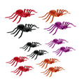 thumbnail image 2 of Halloween Glitter Spiders Purple Set of 2, 2 of 3