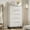 White, variant on 5 Dresser, 50 in Tall Dresser, Freestanding Vertical Drawer with Storage, Wooden Closet Chest Storage,for Bedroom, Hallway, Entryway, Nursery, Closet Organizer, Nightstand Bedside Table