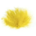 thumbnail image 3 of Marabou 4-6in Yellow Feathers (3 Headers, 18g), 3 of 5