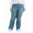 thumbnail image 4 of A3 Denim Women's Plus Size High Rise Flare Jeans, 4 of 8