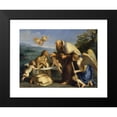 thumbnail image 2 of Marcantonio Franceschini 18x15 Black Modern Framed Museum Art Print Titled - The Last Communion of Saint Mary of Egypt (1680), 2 of 5