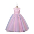 thumbnail image 5 of Vestido de niña Vestido de princesa infantil Vestido de novia Actuación de piano Pasarela Vestido de niña de las flores de un año, 5 of 5