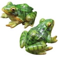 thumbnail image 3 of 2pcs Funny Resin Frogs Decor Desktop Creative Craft Adorable Frogs Figurine, 3 of 8
