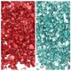 thumbnail image 1 of 2 Colores de Chips de Vidrio Triturado, 1-3mm Brillo Irregular 31.6g, Rojo y Azul, 1 of 6
