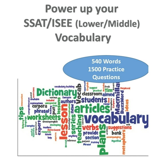 Power up your SSAT/ISEE (Lower/Middle) Vocabulary (Paperback) by Jay Justine