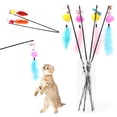thumbnail image 2 of Varilla de juguete interactiva Cat Teaser con campana y pluma, 2 of 5