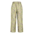 thumbnail image 4 of Tnhcen Women's Spring Autumn Versatile Printed Straight Leg Casual Pants S-2XL – Comfy Lightweight Baggy Fit Flattering Straight Cut Easy-to-Wear for Every Occasion, 4 of 5