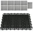 thumbnail image 1 of Aquarium Isolation Board, Convenient Installation Fish Tank Bottom Isolation, Isolation Board 10 Pcs Pets Animals For Fish Tank Aquarium 10Pcs Isolation Board Black, 1 of 8