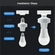 thumbnail image 4 of E27 Screw Human Body Induction Adapter Lamp, Sensing Distance 6~8m, Corridor/corridor/garage/bedroom/toilet/bathroom Sensor E27 Screw Bulb Adapter Sensor, 4 of 9