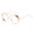 Gold Frame Transparent Lens, variant on Retro Round Sunglasses Crystal Lens Double Beam Metal Frame Fashion Eyewear For Men And Women Gold And Silver Glasses
