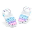 thumbnail image 2 of Lopsie Little Big Kids Clogs Fidget Pad Style Slipper Slide on Garden Shoe for Boy Girl, 2 of 9