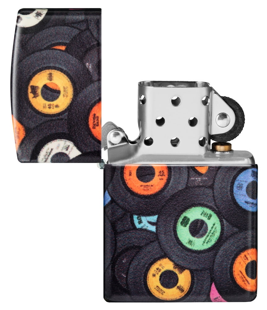 Zippo Records Design 540 Matte Pocket Lighter