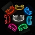 thumbnail image 6 of EONQY Light Up Glasses, LED Party Glasses Luminous Glasses Visor Glasses Light Up Rave Glasses for Cosplay Halloween Bar Club Party/adult Girl Boy Kids Gifts, 6 of 7