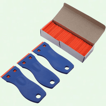 Windshield Decal Plastic Razor Scraper - Multitool for Car Cleaning