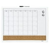 Quartet 3-In-1 Calendar Board, 17" x 23", Curved Frame, (38097-WT)