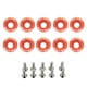 thumbnail image 1 of Speravity Juego surtido de arandelas y tornillos para coche de 10 piezas, Kit de arandela decorativa para pernos de vehículo, repuestos para automóviles Accesorios para motos Naranja Speravity VI018653-09, 1 of 6