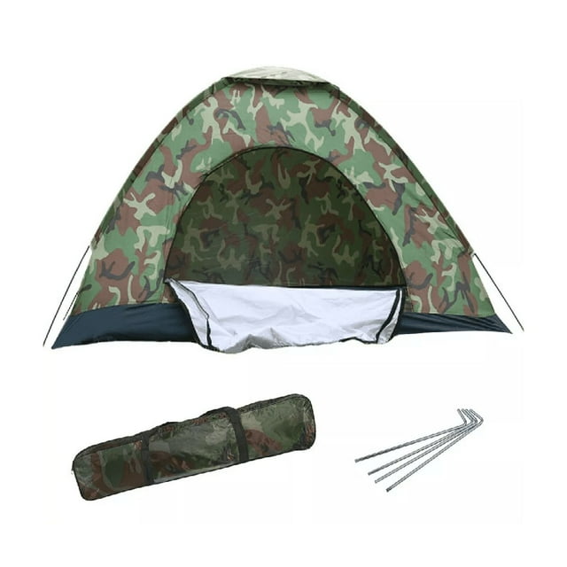 Tienda Casa de Campaña Grande Camping 3 Personas Fácil Instalar